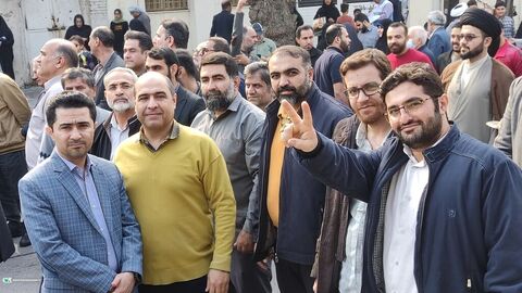 حضور همکاران کانون خوزستان در تجمع مردم اهواز در محکومیت اقدامات تروریستی