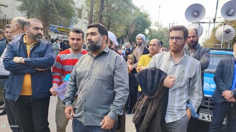 حضور همکاران کانون خوزستان در تجمع مردم اهواز در محکومیت اقدامات تروریستی