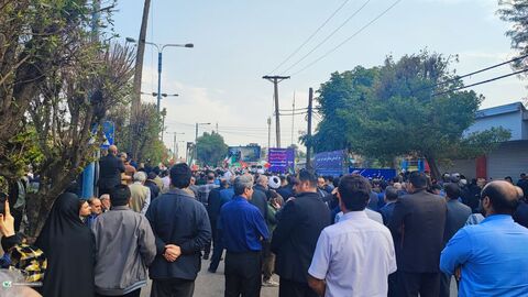 حضور همکاران کانون خوزستان در تجمع مردم اهواز در محکومیت اقدامات تروریستی