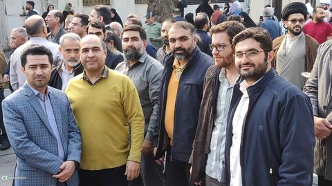 حضور همکاران کانون خوزستان در تجمع مردم اهواز در محکومیت اقدامات تروریستی