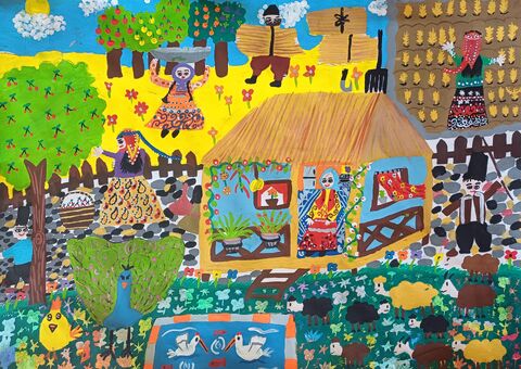 اثر برگزیده سوین مبارکی 10 ساله  از مرکز 4  کانون اردبیل در  هشتمین مسابقه رومانی 2024 (دیپلم افتخار)