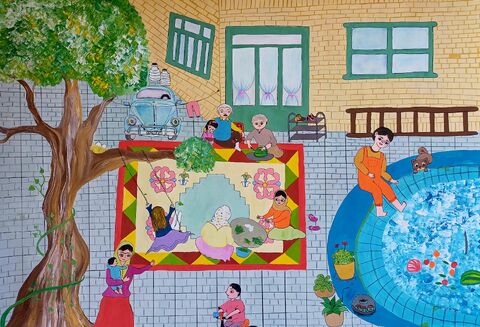 اثر برگزیده معصومه رستمی 16ساله از  مرکز گرمی کانون استان اردبیل در  هشتمین مسابقه رومانی 2024 
(دیپلم افتخار)