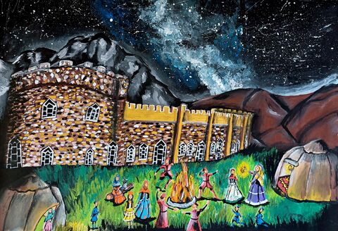 اثر برگزیده ال آی پاسبانی 14ساله از مرکز 1 کانون  اردبیل  برگزیده هشتمین مسابقه رومانی 2024 (نشان طلا)