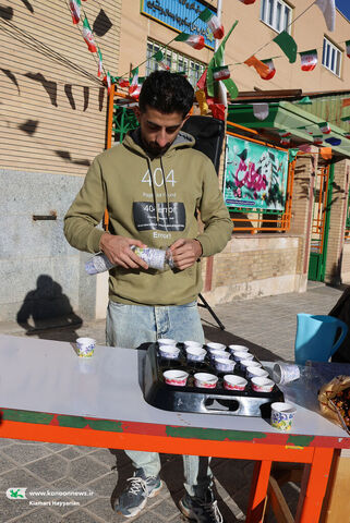 موکب کانون چهارمحال و بختیاری در عید مبعث