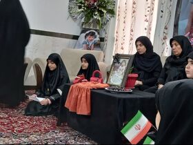 ابراز هم‌دردی اعضای کانون کرمانشاه با خانواده‌ی ملینا شهید سه‌ساله