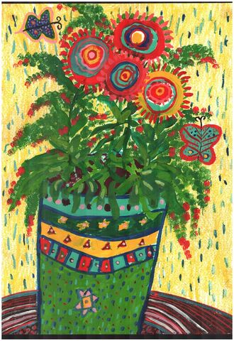 Poneh Jomhori, 10, from Kanoon center 3 in Yazd, Yazd province, honorary diploma