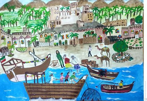 Melika Taheri, 13, from Siraf, Bushehr province, winner of silver medal