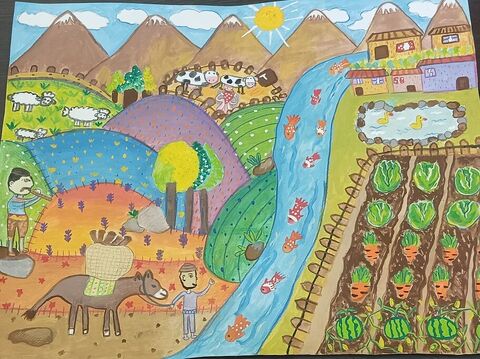 Armita Hemmat-Pour, 11, from Kanoon center 1 in Khorramabad, Lorestan province, honorary diploma