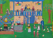 درخشش اعضای کانون پرورش فکری استان مرکزی در مسابقات بین‌المللی نقاشی رومانی