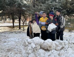 روزهای برفی کانون پرورش فکری کرمانشاه