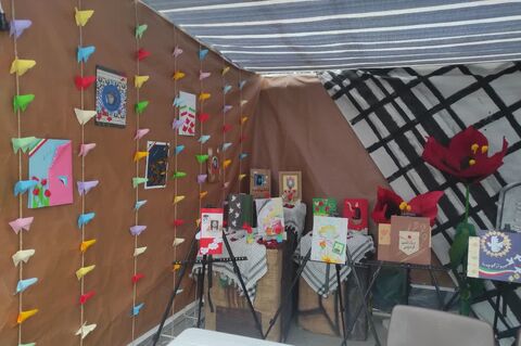 نمایشگاه فرهنگی هنری کانون پرورش فکری کودکان و نوجوانان استان آذربایجان غربی در کنگره بزرگداشت ۱۲ هزار شهید استان