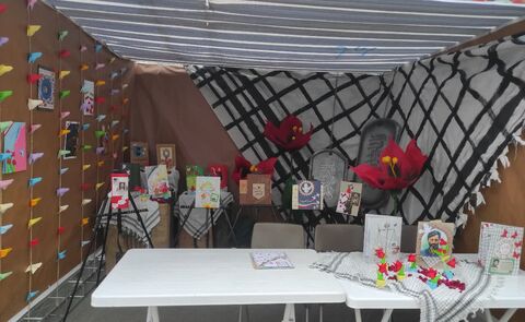 نمایشگاه فرهنگی هنری کانون پرورش فکری کودکان و نوجوانان استان آذربایجان غربی در کنگره بزرگداشت ۱۲ هزار شهید استان