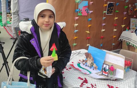 نمایشگاه فرهنگی هنری کانون پرورش فکری کودکان و نوجوانان استان آذربایجان غربی در کنگره بزرگداشت ۱۲ هزار شهید استان