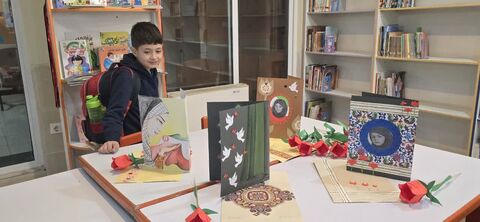 نمایشگاه فرهنگی هنری کانون پرورش فکری کودکان و نوجوانان استان آذربایجان غربی در کنگره بزرگداشت ۱۲ هزار شهید استان