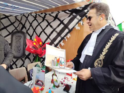 نمایشگاه فرهنگی هنری کانون پرورش فکری کودکان و نوجوانان استان آذربایجان غربی در کنگره بزرگداشت ۱۲ هزار شهید استان