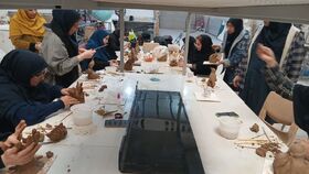 برگزاری دوره «طراحی احجام هندسی» ویژه مربیان هنری استان