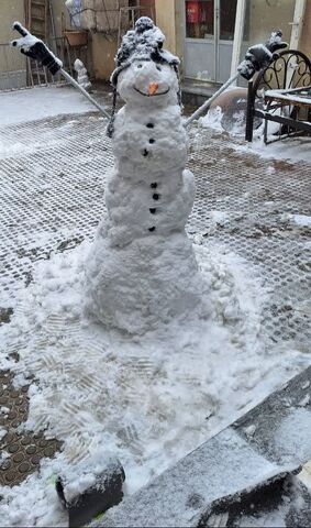 کرمانشاه.  مربیان و اعضا در روزهای برفی