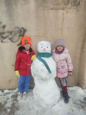 کرمانشاه.  مربیان و اعضا در روزهای برفی