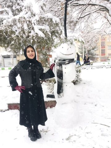 کرمانشاه.  مربیان و اعضا در روزهای برفی