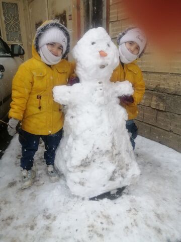 کرمانشاه.  مربیان و اعضا در روزهای برفی