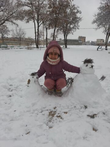 کرمانشاه.  مربیان و اعضا در روزهای برفی