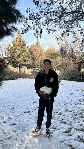 کرمانشاه. قاب برفی روز برفی اعضا و مربیان