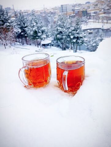 کرمانشاه. قاب برفی روز برفی اعضا و مربیان