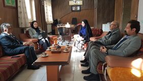 نشست سرپرست کانون استان با مدیرعامل و مسئولان انجمن دیابت کرمانشاه