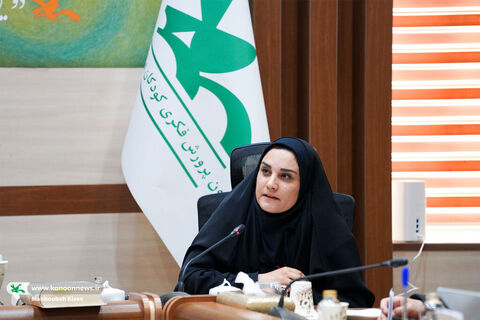 فاطمه بهرامی گرجی رئیس دفتر مدیرعامل در دومین نشست مدیرعامل  با مربیان کانون سراسر کشور