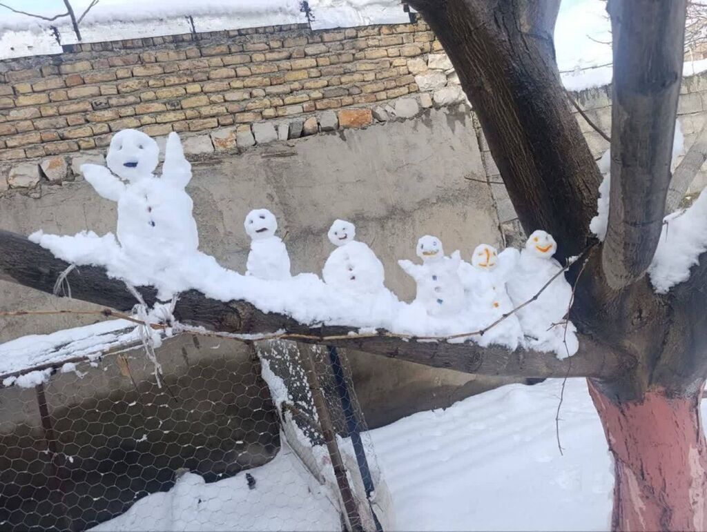 کانون کرمانشاه حتی با برف هم خلاقیت میآفریند