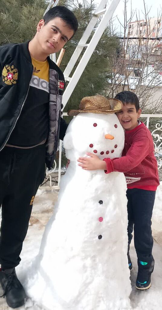 کانون کرمانشاه حتی با برف هم خلاقیت میآفریند