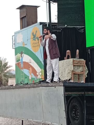 حضور تماشاخانه سیار کانون پرورش فکری کودکان ونوجوانان در فین و چهچکور