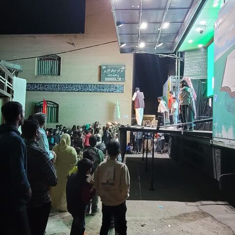 حضور تماشاخانه سیار کانون پرورش فکری کودکان ونوجوانان در فین و چهچکور