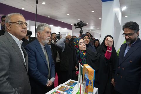 حضور کانون پرورش فکری کودکان ونوجوانان هرمزگان در نمایشگاه صنایع دریایی و توانمندی های هرمزگان با محوریت پویش ایران‌جان در قاب تصویر