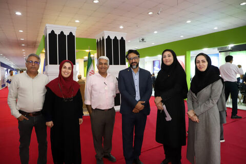 حضور کانون پرورش فکری کودکان ونوجوانان هرمزگان در نمایشگاه صنایع دریایی و توانمندی های هرمزگان با محوریت پویش ایرانجان در قاب تصویر