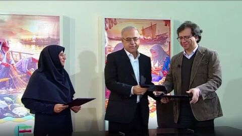 حضور کانون پرورش فکری کودکان ونوجوانان هرمزگان در نمایشگاه صنایع دریایی و توانمندی های هرمزگان با محوریت پویش ایران‌جان در قاب تصویر