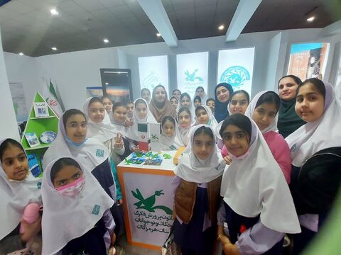 حضور کانون پرورش فکری کودکان ونوجوانان هرمزگان در نمایشگاه صنایع دریایی و توانمندی های هرمزگان با محوریت پویش ایرانجان در قاب تصویر