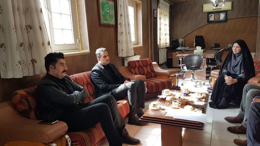 نشست سرپرست کانون استان با رئیس بیمه نوین کرمانشاه