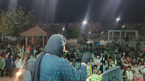 استقبال بیش از یک هزار نفر در بندرعباس از اجرای تماشاخانه سیار کانون پرورش فکری