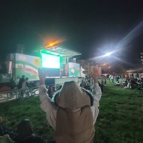 استقبال بیش از یک هزار نفر در بندرعباس از اجرای تماشاخانه سیار کانون پرورش فکری