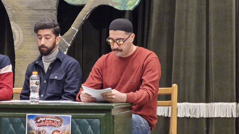 نمایشنامه خوانی.دامغان