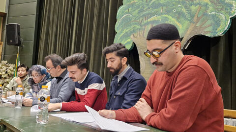 نمایشنامه خوانی.دامغان