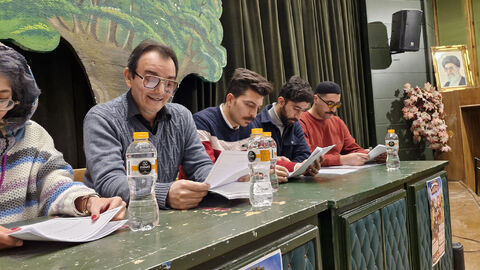 نمایشنامه خوانی.دامغان