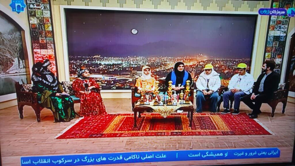 عضو موفق کانون جوانرود، مهمان برنامه زنده تلویزیونی