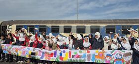 ویژه‌برنامه «قطار شادی» برای کودکان و نوجوانان گرگانی