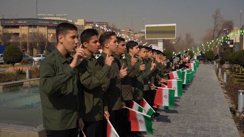 ضبط نماهنگ «ایران امام حسین (ع)» به مناسبت دهه مبارک فجر در کانون استان اصفهان
