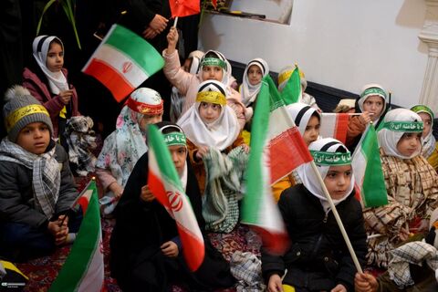 حضور پرشور اعضای کانون پرورش فکری کودکان و نوجوانان قم در بیت امام خمینی(ره)