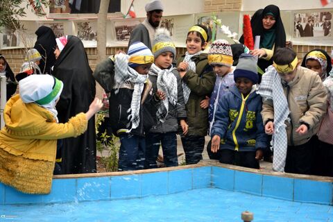 حضور پرشور اعضای کانون پرورش فکری کودکان و نوجوانان قم در بیت امام خمینی(ره)