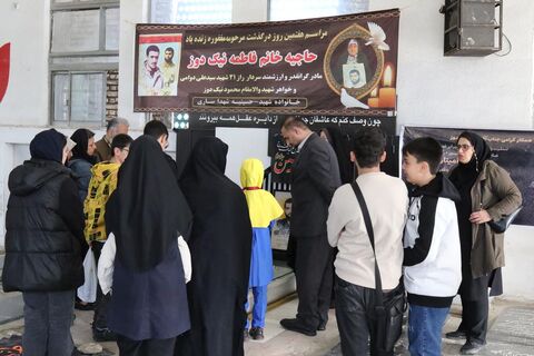 گزارش تصویری تجدید میثاق اعضای کانون پرورش فکری ساری با آرمان‌های شهدای انقلاب