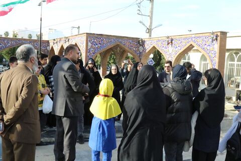 گزارش تصویری تجدید میثاق اعضای کانون پرورش فکری ساری با آرمان‌های شهدای انقلاب